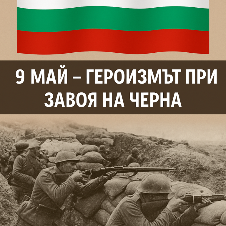 Български войници в окопите при Завоя на Черна, 1917 г.
