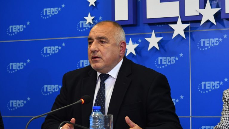 Лидерът на ГЕРБ, Бойко Борисов